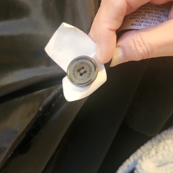 Liz Claiborne Charcoal Vintage WoolTrench Coat, Black - Picture 10 of 10